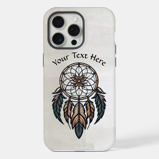 Boho dreamcatcher iPhone case (Back)