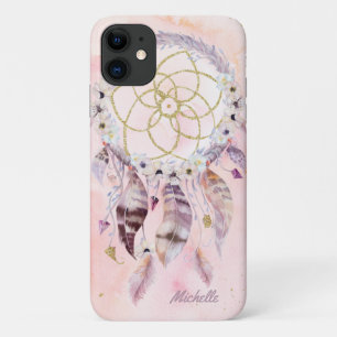 Boho Dreamcatcher with Name iPhone 11 Case