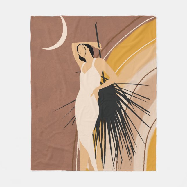 Boho Dreams Fleece Blanket (Front)