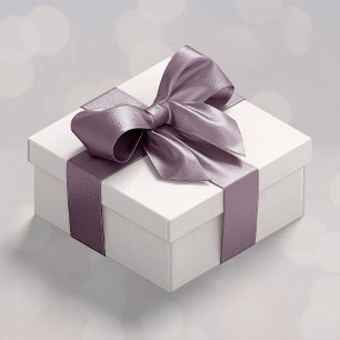 Boho Dusty Purple 7F6271  Satin Ribbon