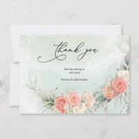 Boho Dusty Rose Greenery and Gold Baby Shower