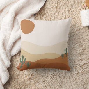 Boho Earth Tones Throw Pillows
