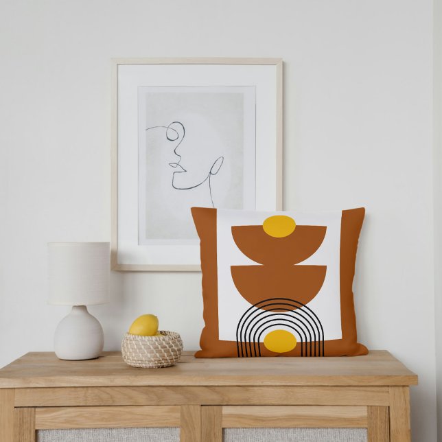 Boho Earth Tones Throw Pillows (Creator Uploaded)