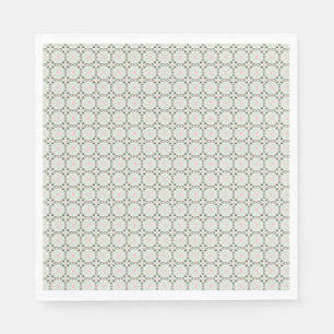 Boho Eclectic Intricate Delicate Christmas Pattern Napkin