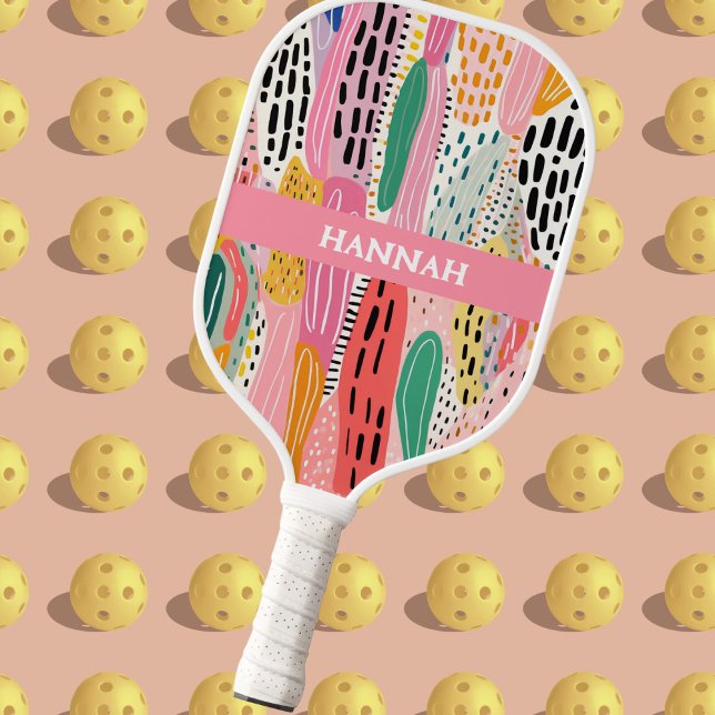Boho Eclectic Pickleball Paddle (Creator Uploaded)