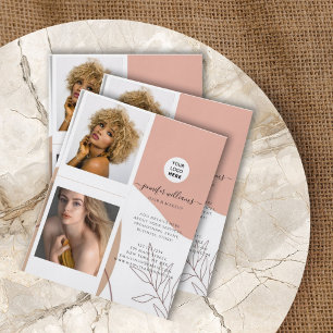 Boho Elegant Custom Photo Logo Promotional Flyer