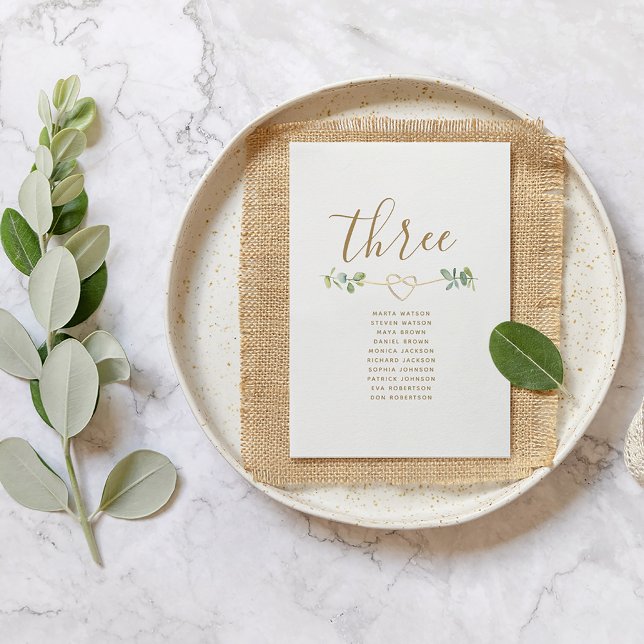 Boho Eucalyptus Wedding Seating Chart (Creator Uploaded)