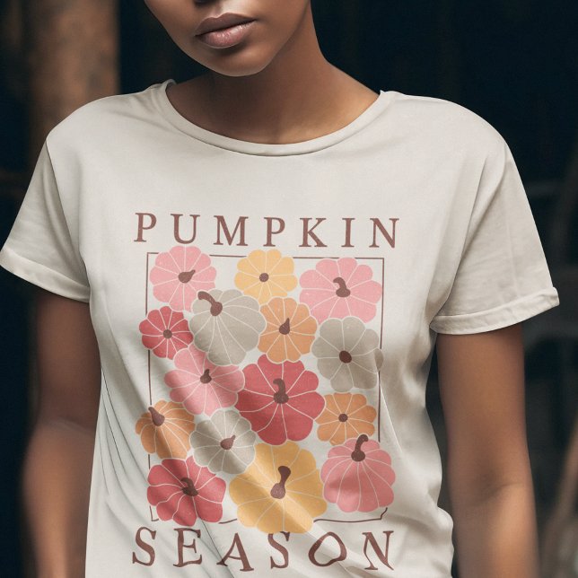 Boho Fall Autumn Design Tri-Blend Shirt (Boho Fall Autumn Design T-Shirt)