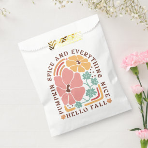 Boho Fall Autumn Quote  Favour Bag