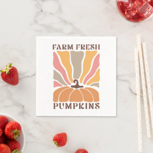 Boho Fall Autumn Quote Napkin