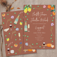 Boho Fall Wine and Cheese Engagement Party