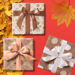 Boho Fall Wrapping Paper Sheet