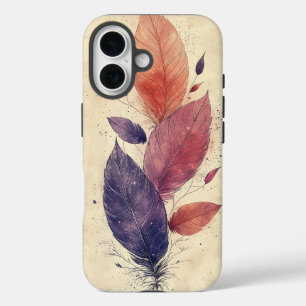 Boho Feather Bloom Phone Case
