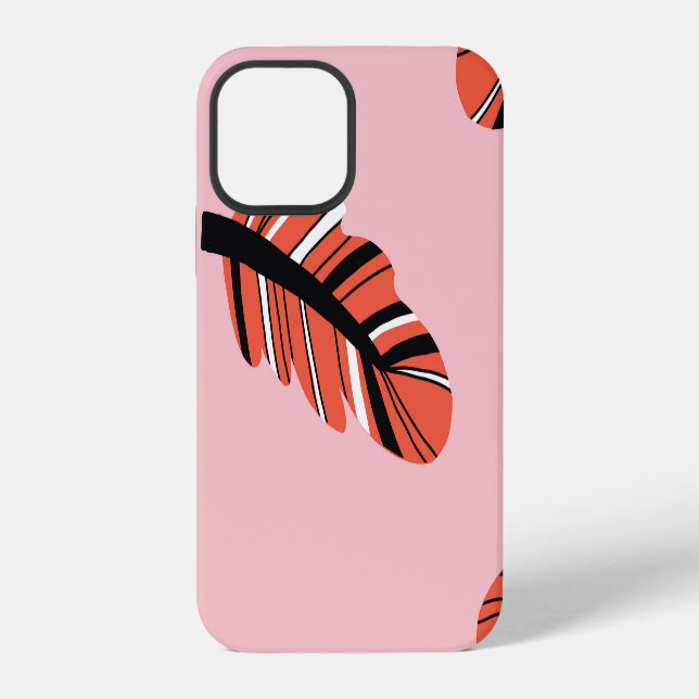 Boho Feathers: Vintage Repeat. iPhone Case (Back)