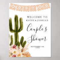 Boho Fiesta Taco 'bout Love Couple Shower Welcome