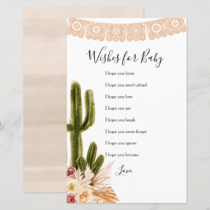 Boho Fiesta Taco 'bout Love Wishes for Baby Card