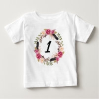 Boho First Birthday Pretty 1st Year Floral Girly