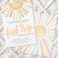 Boho First Trip Around The Sun 1st Birthday