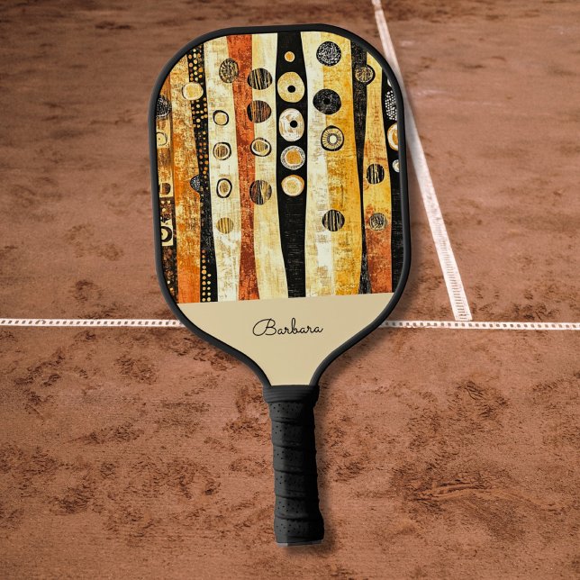 Boho Flair Personalized Pickleball Paddle (Creator Uploaded)