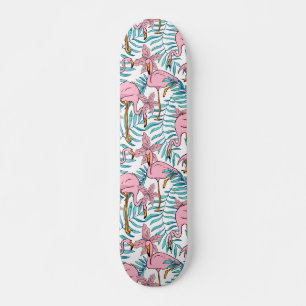 Boho Flamingo Skateboard