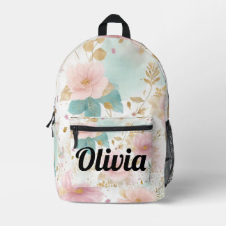 Boho Floral Aesthetic backpack
