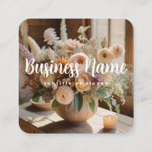 Boho floral | Aesthetic | Chic | Business Card