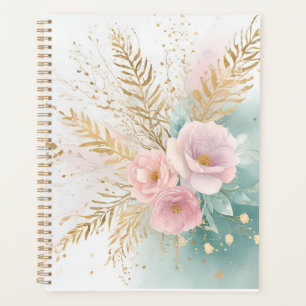 Boho Floral Aesthetic Planner Celestial & Pastel
