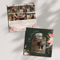 Boho Floral Arch Holly Jolly Christmas Seven Photo