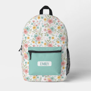 Boho Floral Backpack