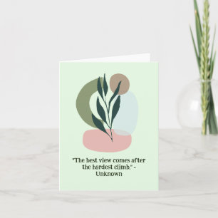 Boho Floral Blank Nature-Inspired Celebrations Card