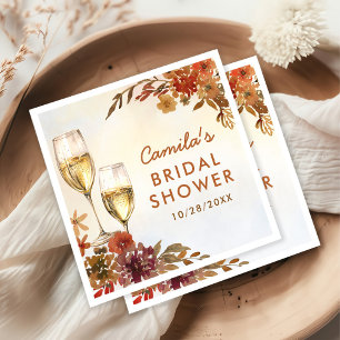 Boho Floral Bridal Shower Napkin