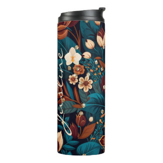 Boho Floral Chic Classy Thermal Tumbler