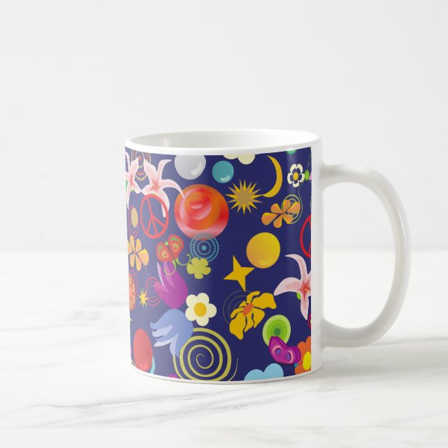 Boho floral coffee mug (Right)