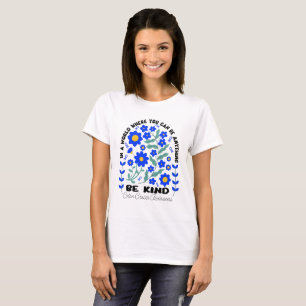 Boho Floral Colon Cancer Be Kind T-Shirt
