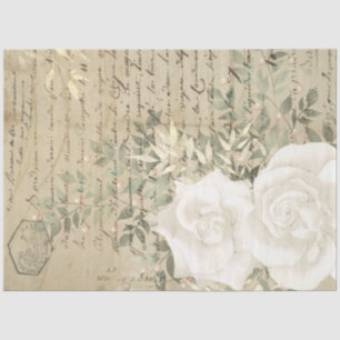 Boho Floral Ephemera Design Series #3 Tissue Paper