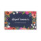 Boho Floral Frame - Navy Blue & Coral