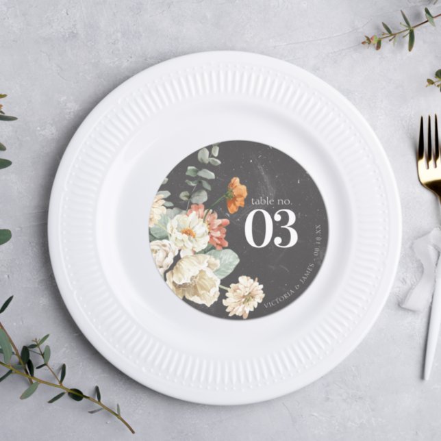 Boho Floral Greenery | Wedding Table Number (Creator Uploaded)