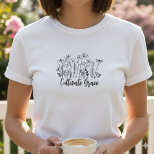 Boho Floral – Inspirational Christian Gift for Wom T-Shirt
