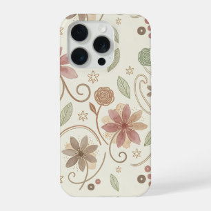 Boho Floral iPhone 15 Pro Case