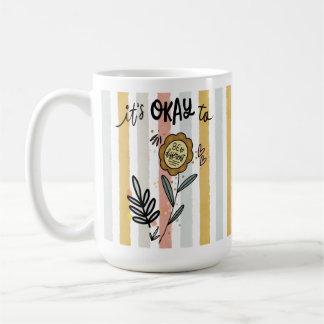 Boho Floral It's Okay To Be Different Coffee Mug