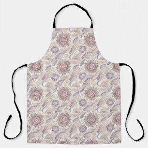 Boho Floral Mandala Spiritual Design Pattern Apron