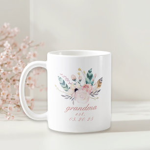 Boho Floral Mother’s Day Gift Grandma Coffee Mug