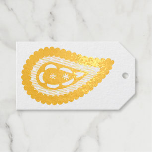 Boho Floral Pink Motif Gift Tags