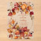 Boho Floral Pumpkin Scrip Wedding