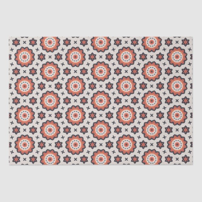 Boho Floral Radiance Tissue Paper (Front)