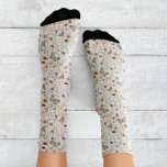 Boho Floral Socks<br><div class="desc">Boho Floral Socks. This stylish & elegant design features gorgeous hand-painted watercolor wildflowers arranged in a lovely pattern perfect for spring,  summer,  or fall weddings.</div>