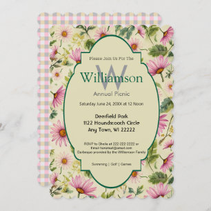 Boho Floral Summer Event Invitation 