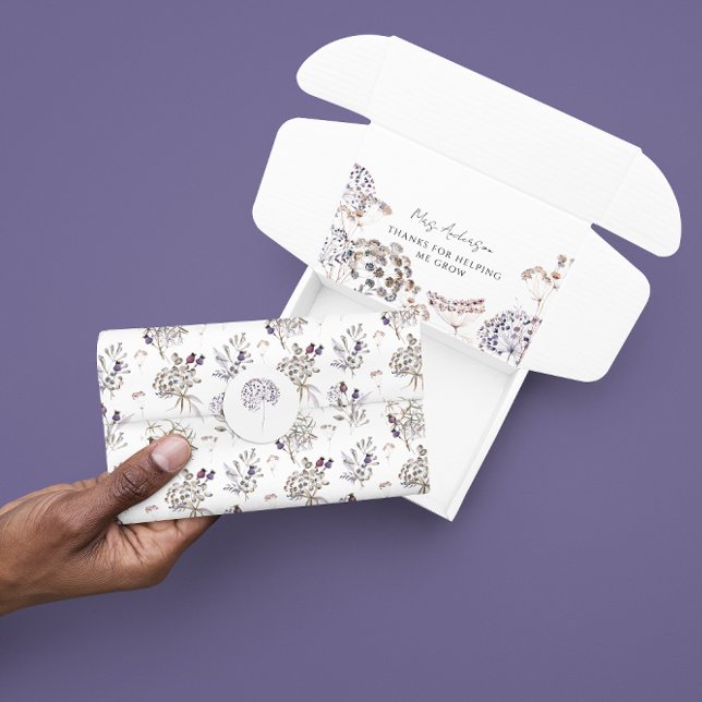 Boho Floral Tissue Paper  (Celebrate someone special with this beautiful boho floral tissue paper! )