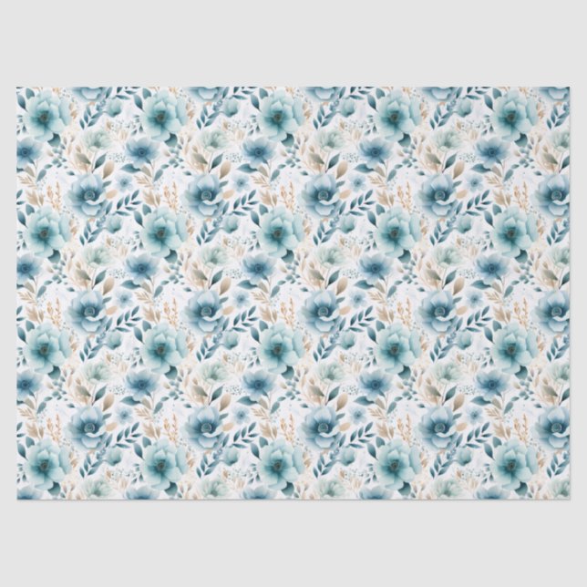 Boho Floral  Tissue Paper (Front)