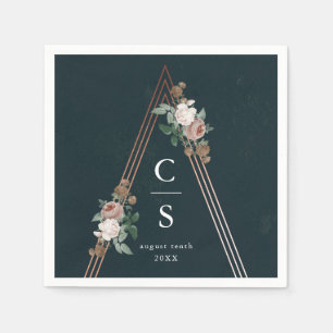 Boho Floral Wedding  Napkin